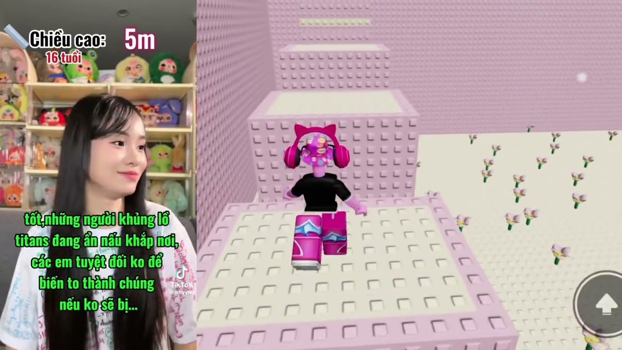 Chơi Roblox và nghe kể chuyện cre :Lý Nguyễn Nhi