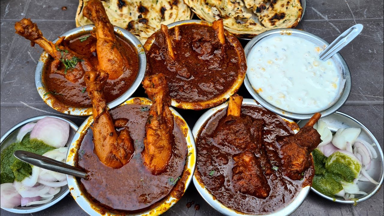 5 Star Dhaba Da Sarso Keema Keema Mutton, Chicken Tangri Curry, Boneless Mutton Keema aur Kadak Roti