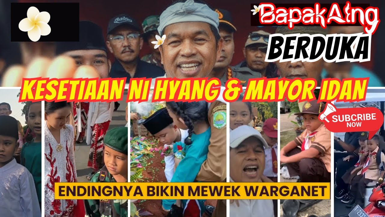 BAPAK AING BERDUKA‼️KESETIAAN MAYOR IDAN MENDAMPINGI NI HYANG SUKMA AYU