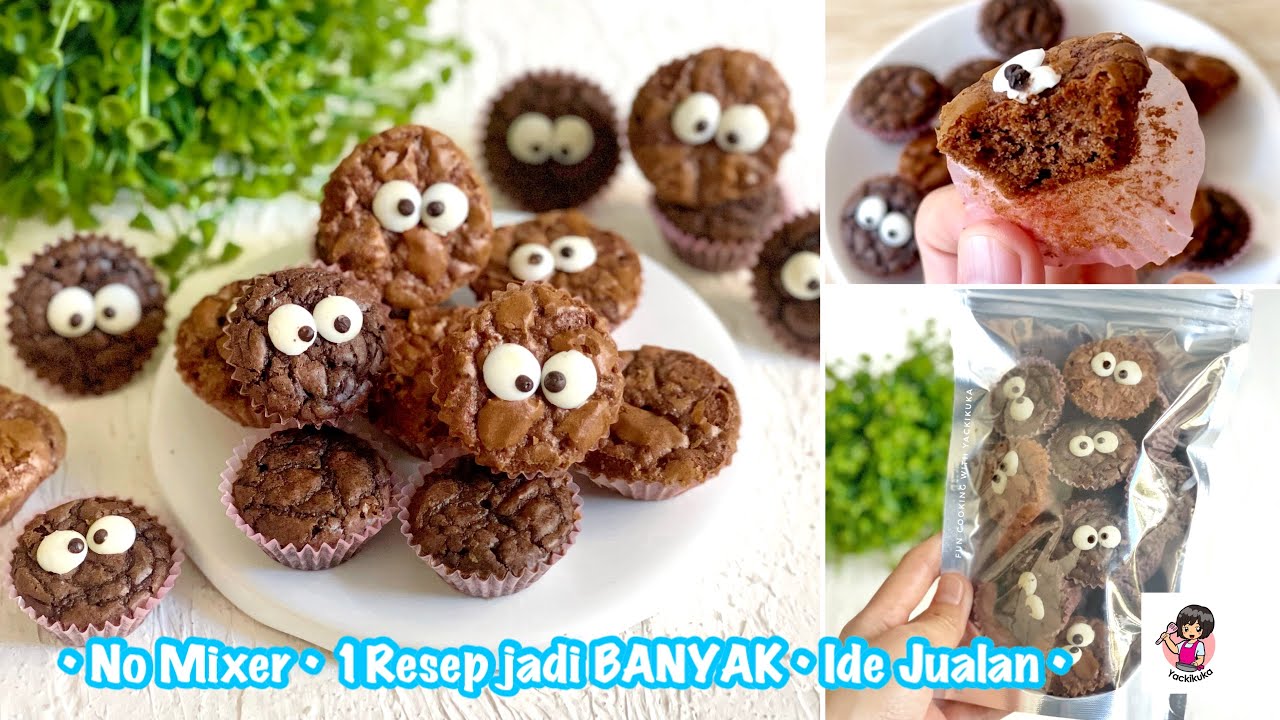 NO MIXER • 5 Bahan • Penggemar Coklat Harus Coba • SIMPLE n YUMMY CHOCOLATE COOKIES 🍪 🍪🍪
