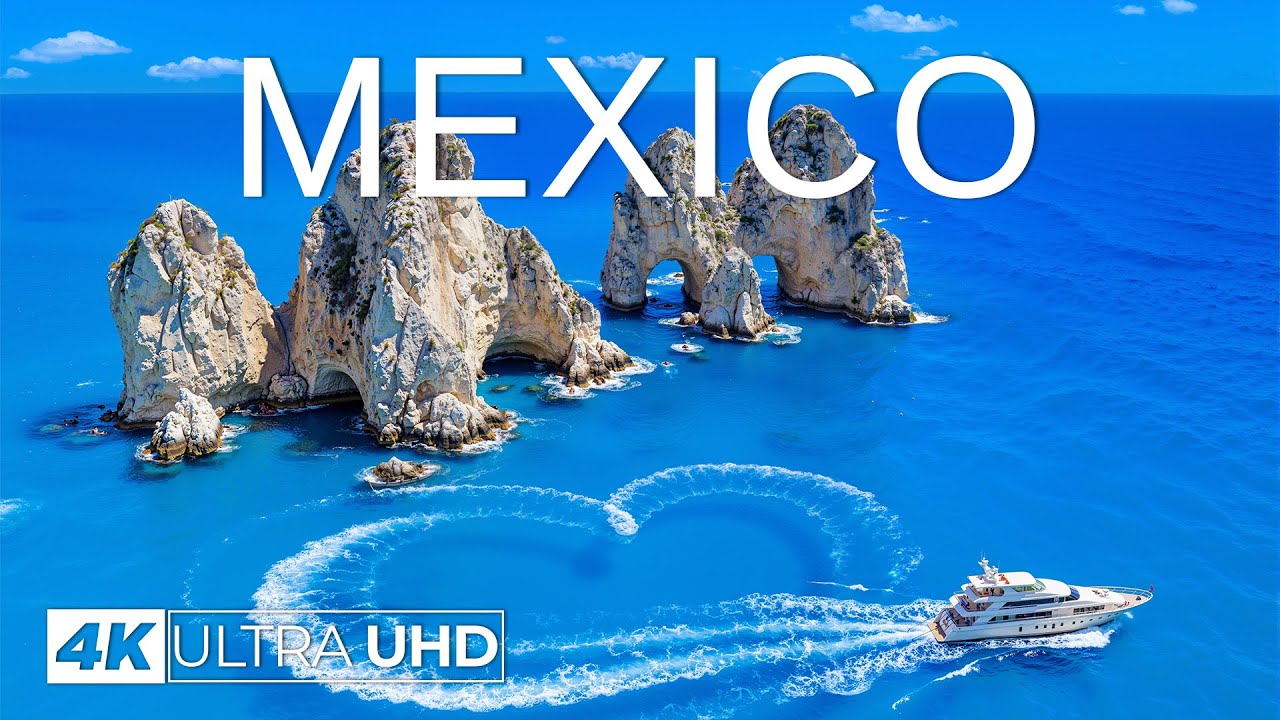 [4K] Mexico 2026 🇲🇽 Turquoise Beaches, Ancient Ruins & Caribbean Coastlines | 4K Drone Views