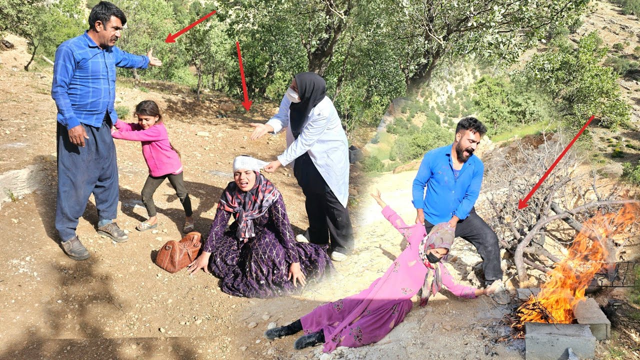 معجزه.Фатима проходит лечение у врача в горной хижине