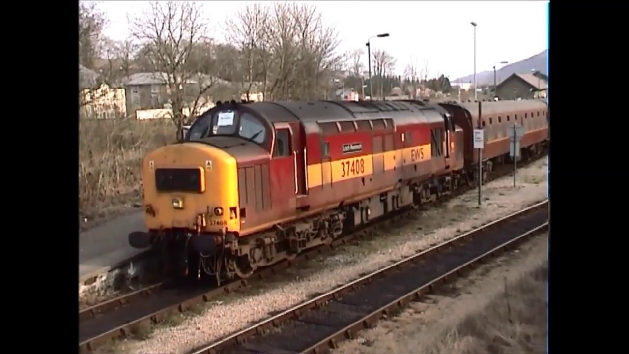 Cardiff - Rhymney with 37408 in 2000. window view