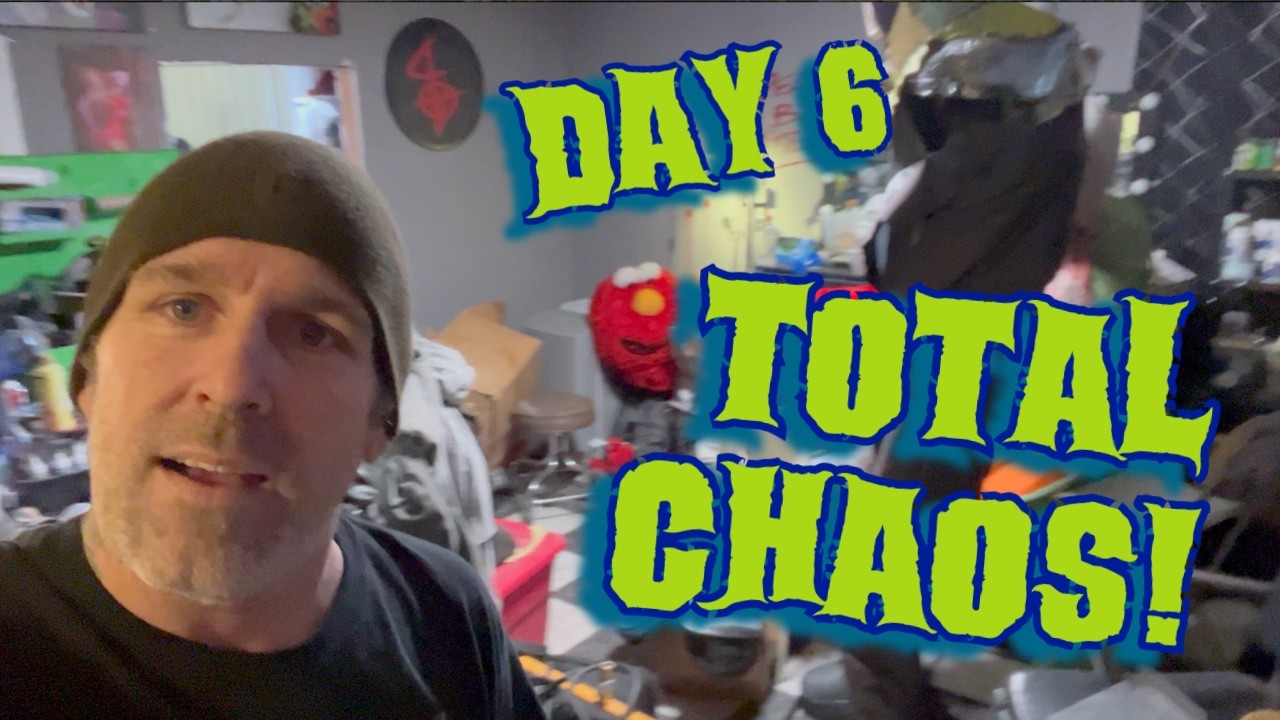 Cleaning My Disaster SFX Studio & Movie Prop Tour | Tom Devlin Vlog Day 6