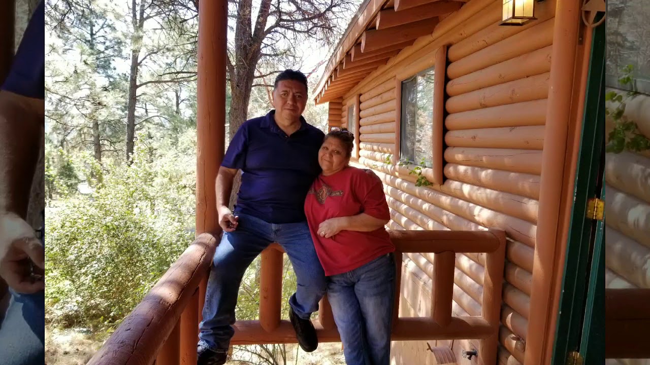 Family at Ruidoso cabin