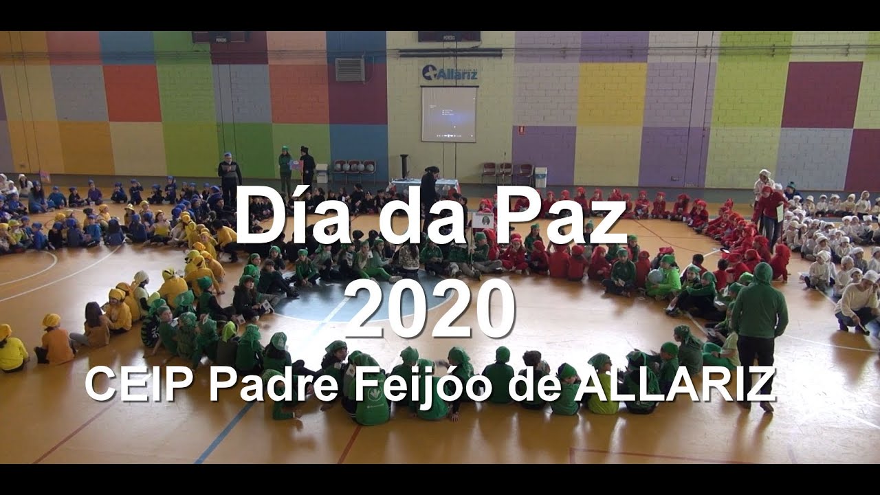 Dia da Paz 2020   CEIP Padre Feijoo   Allariz