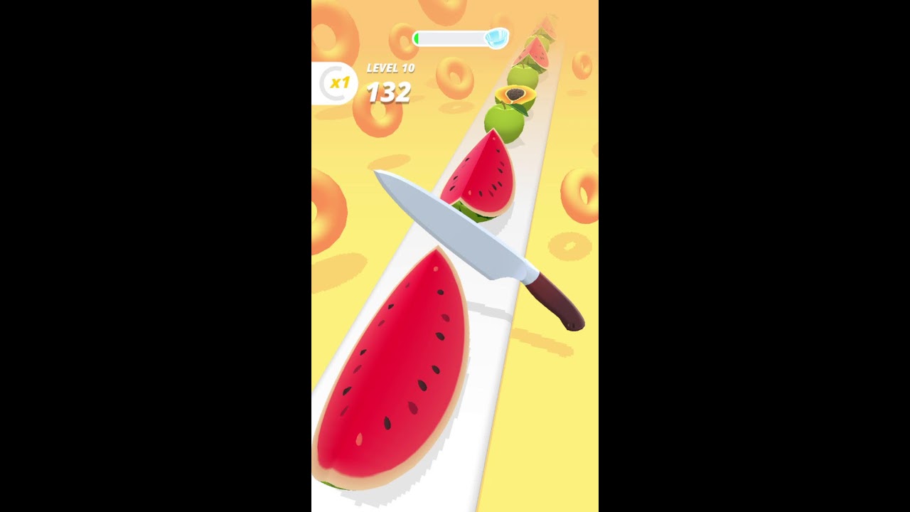 Perfect slices gameplay 🥭🌶️🍆 || part_1