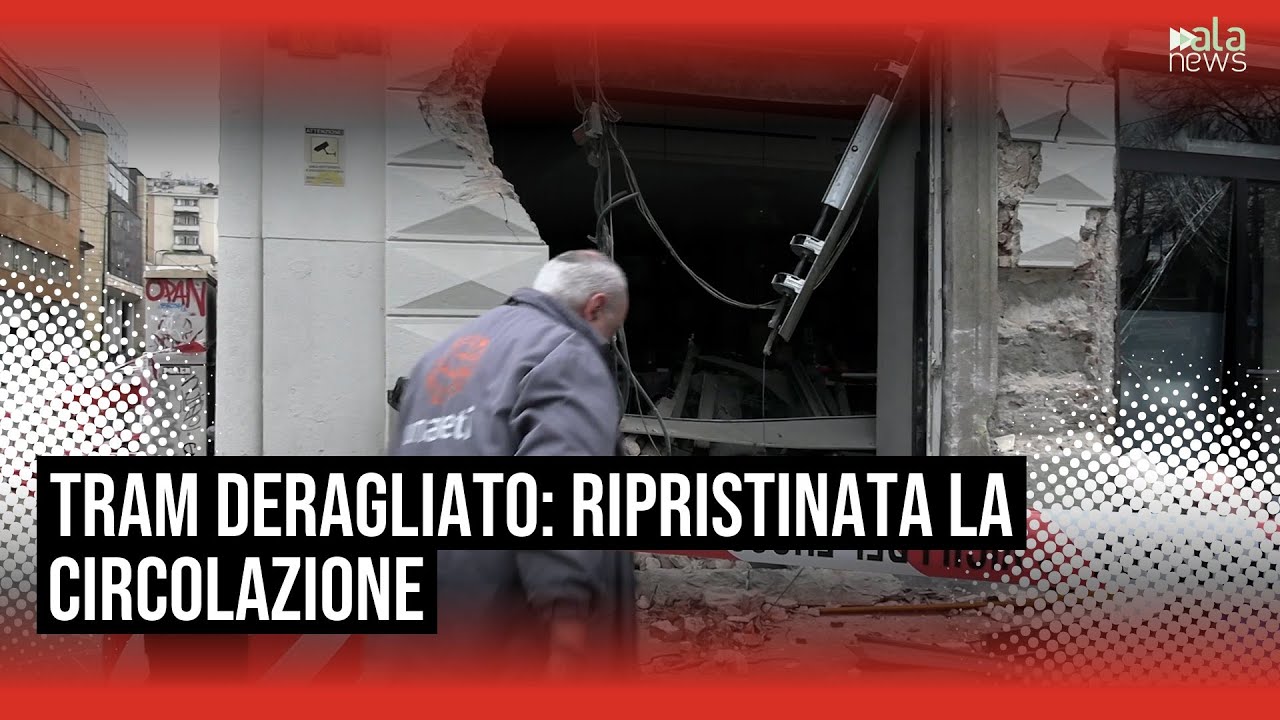 Milano, tram deragliato: torna regolare la circolazione dei mezzi