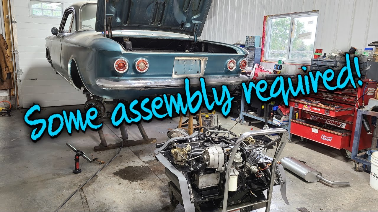 Engine install in my 1964 Corvair Monza Project