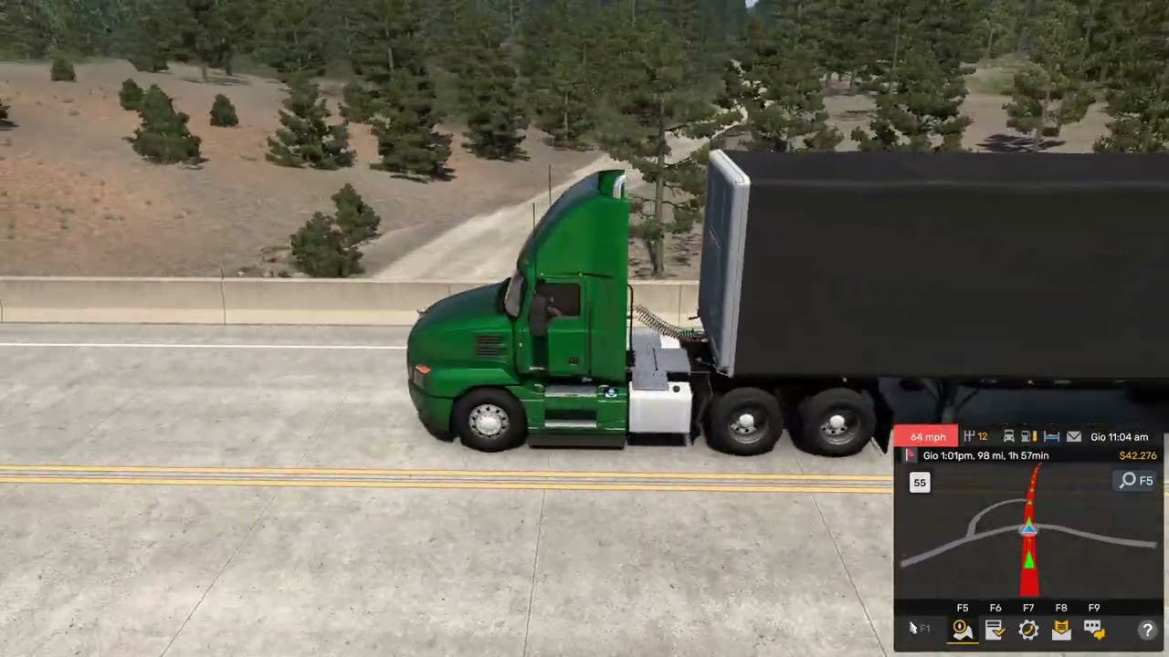 American Truck Simulator - Oregon (Bend - Kamatha Falls - Medford - Eugene)