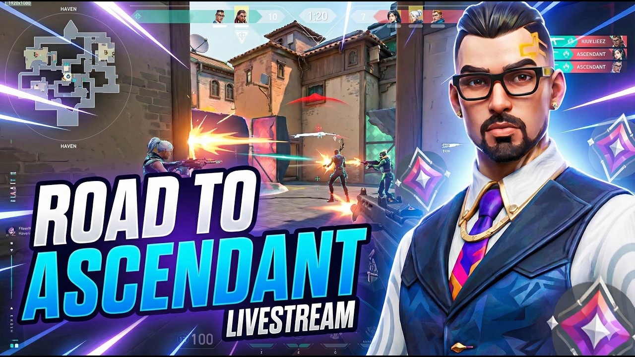 🟢 Dominating Ranked With My Pinky Finger 🤩 | #valorant #csgo #livestream #gaming @razer​