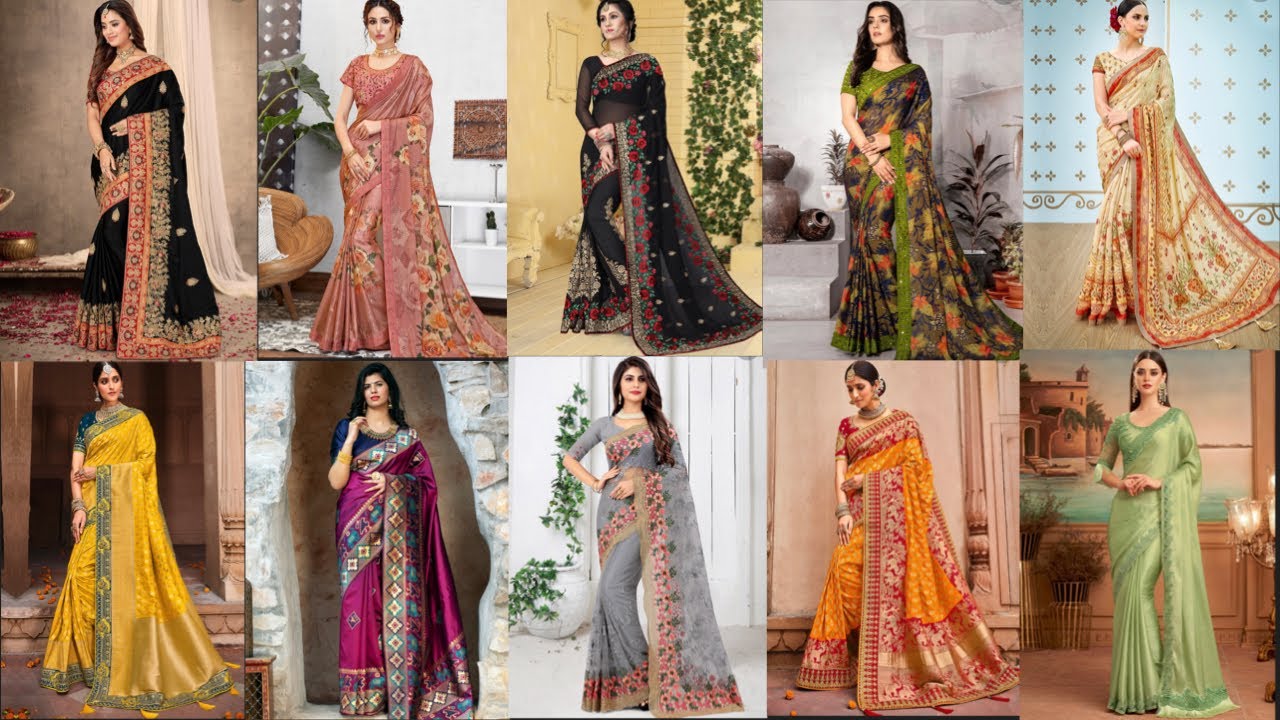 Latest Modern Saree Designs Ideas 2022 | New Beautiful Saree Collection | Indian  Saree Collection
