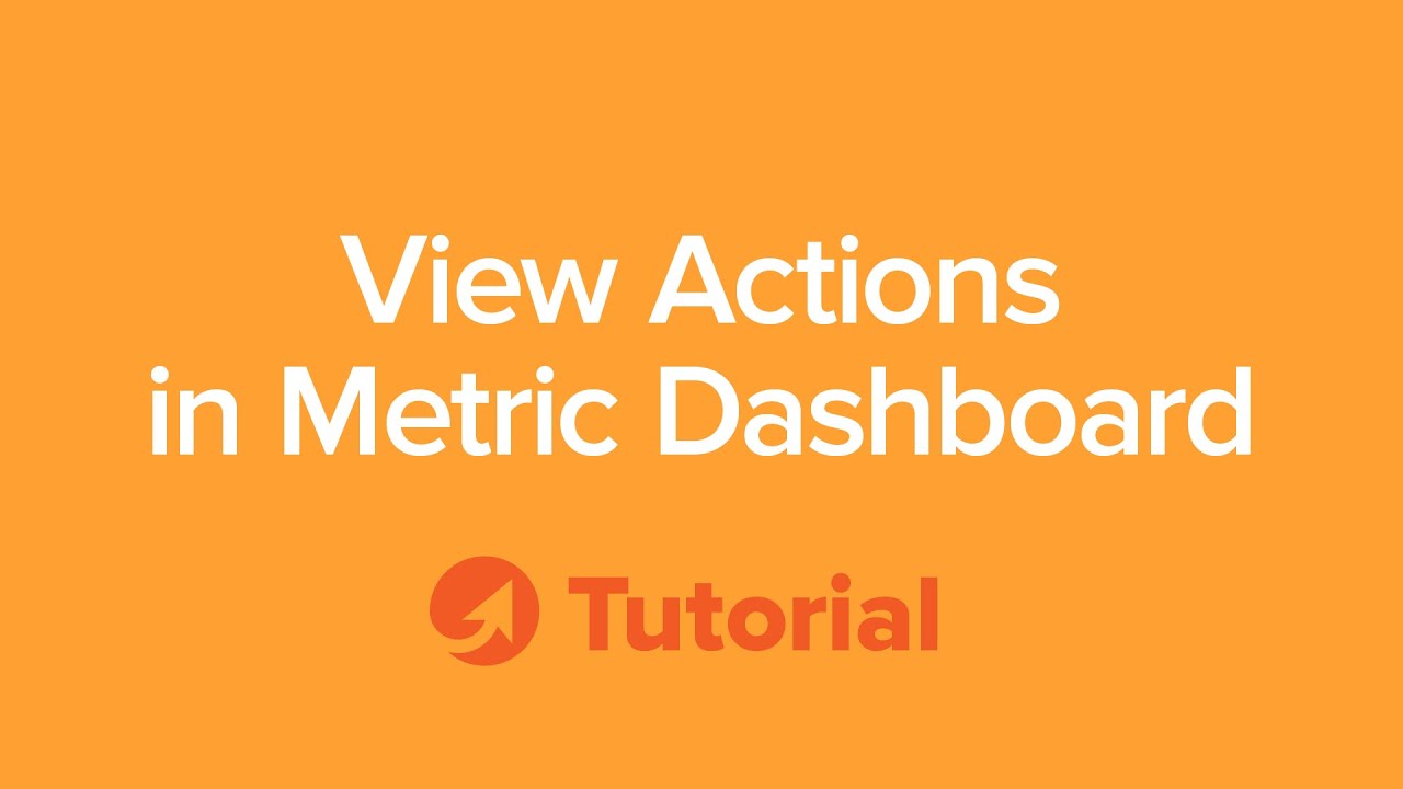 TeamGuru Tutorial: View Actions in Metric Dashboard
