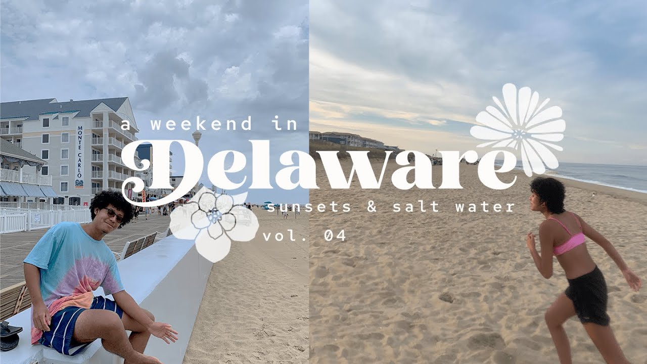 🐚a weekend in delaware, travel vlog | beach days, sunsets & saltwater