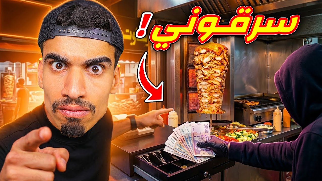 سرقوني في محل الشاورما !!
