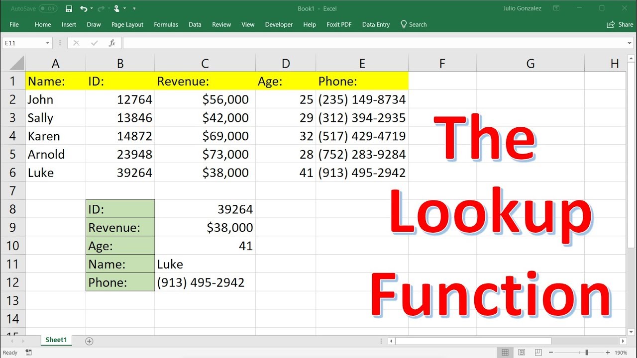 Vlookup vs The Lookup Function Explained! - Excel