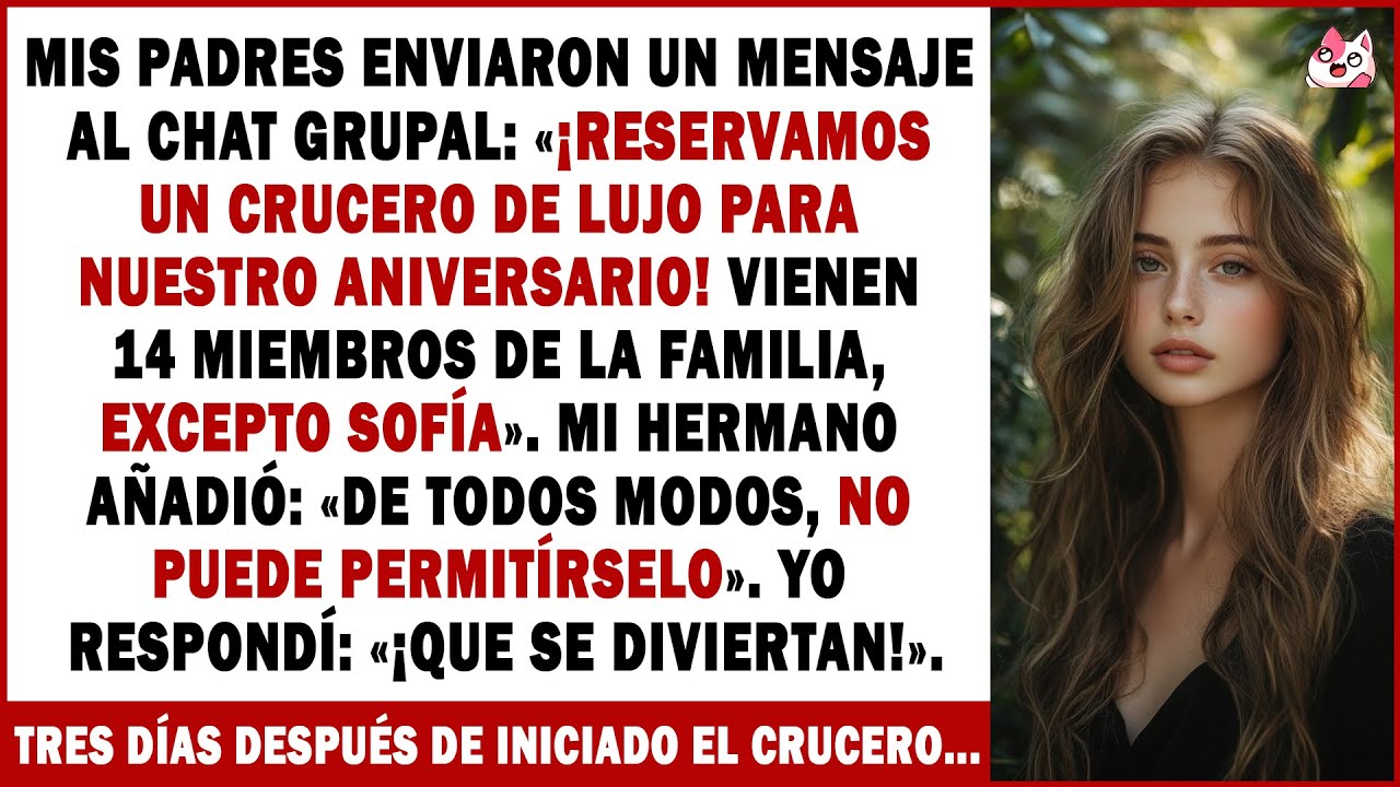 La Invitación De Mis Padres Para El Crucero De Aniversario Decía: 