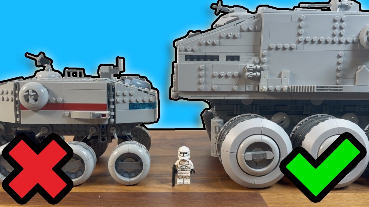 Это тот самый турботанк LEGO, который нам СЛЕДОВАЛО получить...