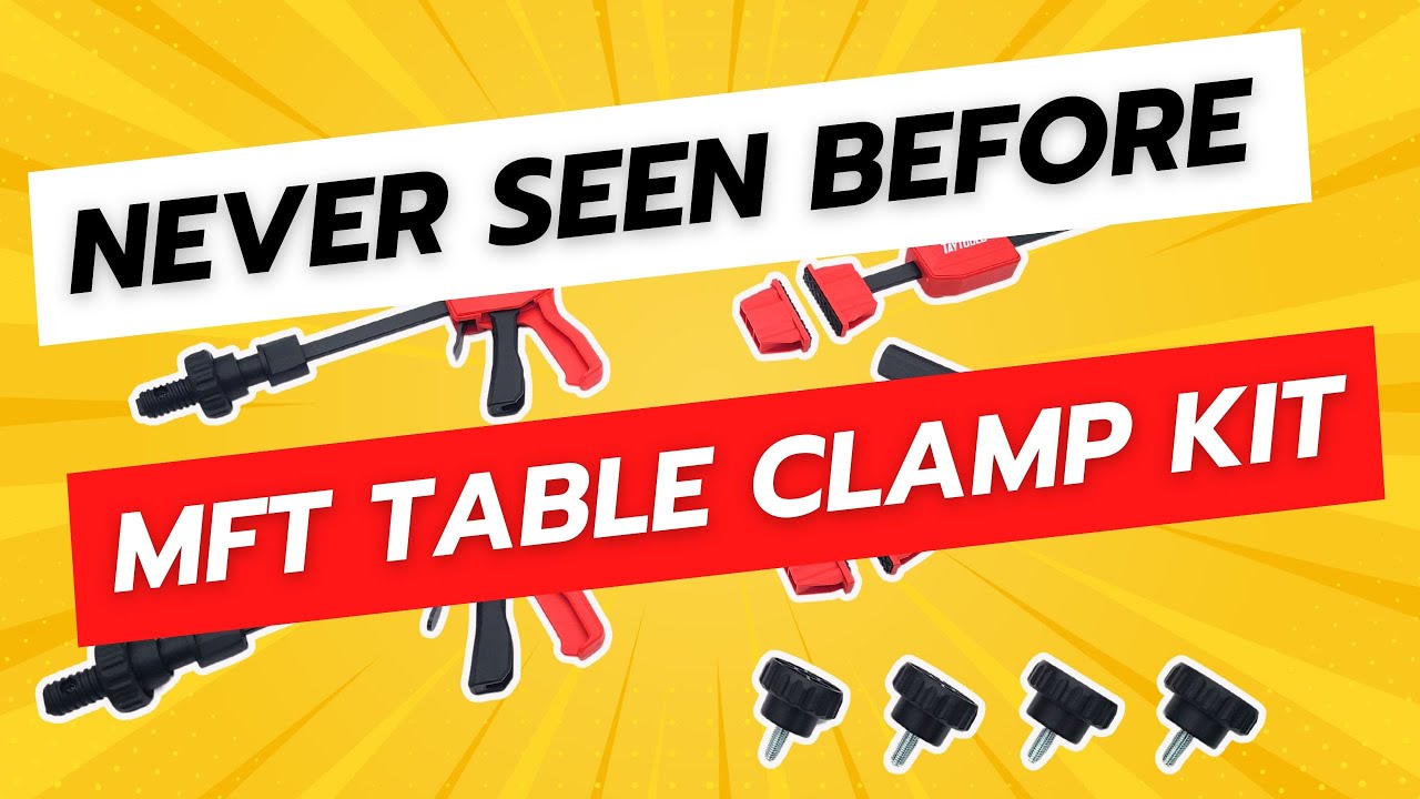 The Comprehensive Clamping Solution for any MFT Table or Workbench with 20mm Dog Holes