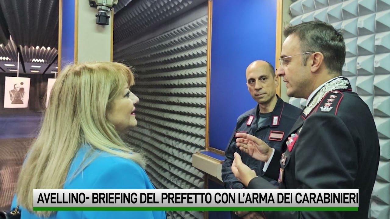 Avellino. Briefing del Prefetto con l’Arma dei Carabinieri