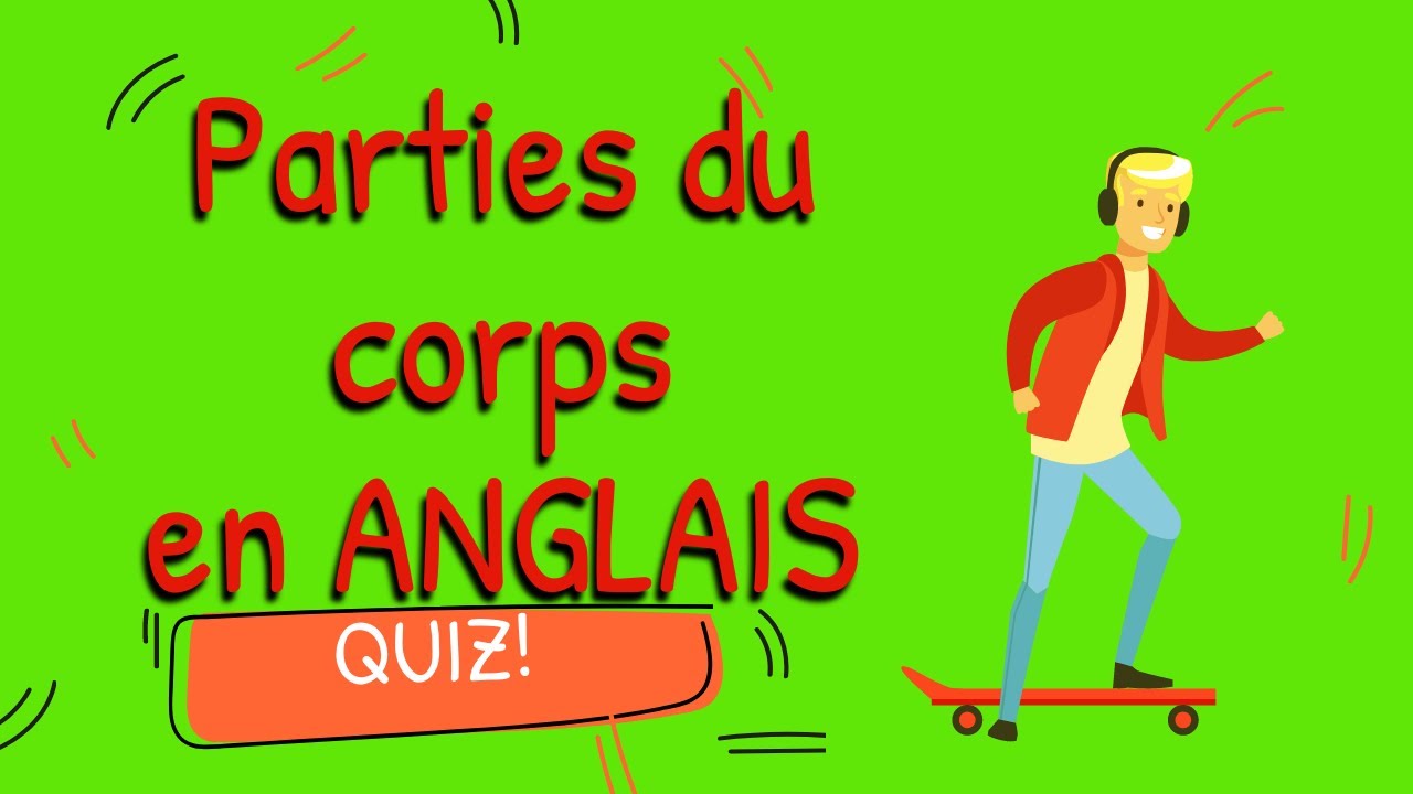Parties du corps en anglais QUIZ