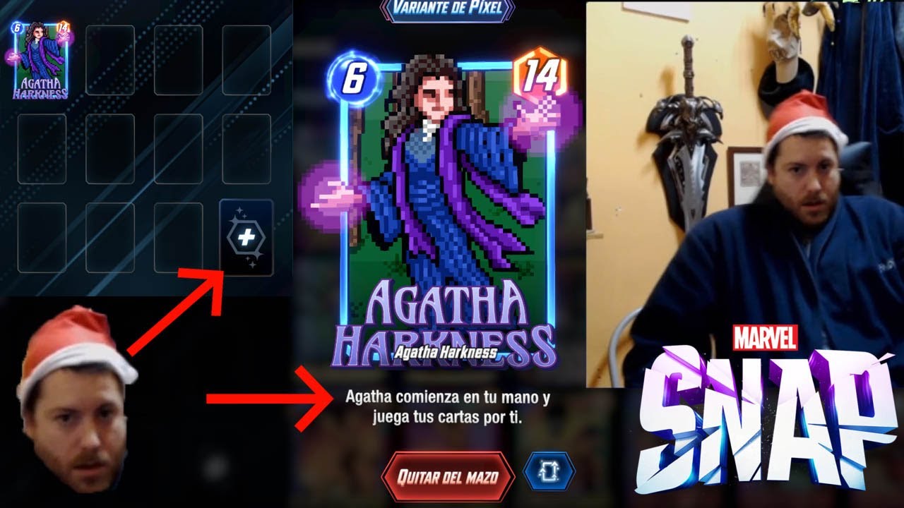 Mazo Autocompletado con Agatha (Juega por ti) por Navidad | MARVEL SNAP