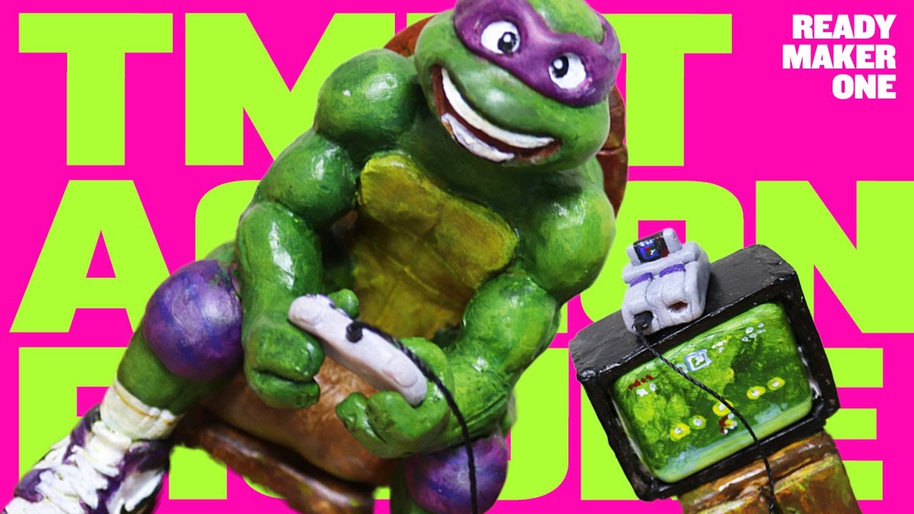Making Ninja Turtle with Clay