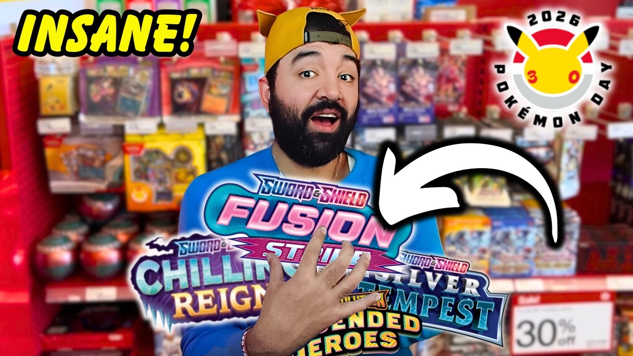 Безумное пополнение запасов старых карточек Pokemon в Target в День Pokemon!! 😱
