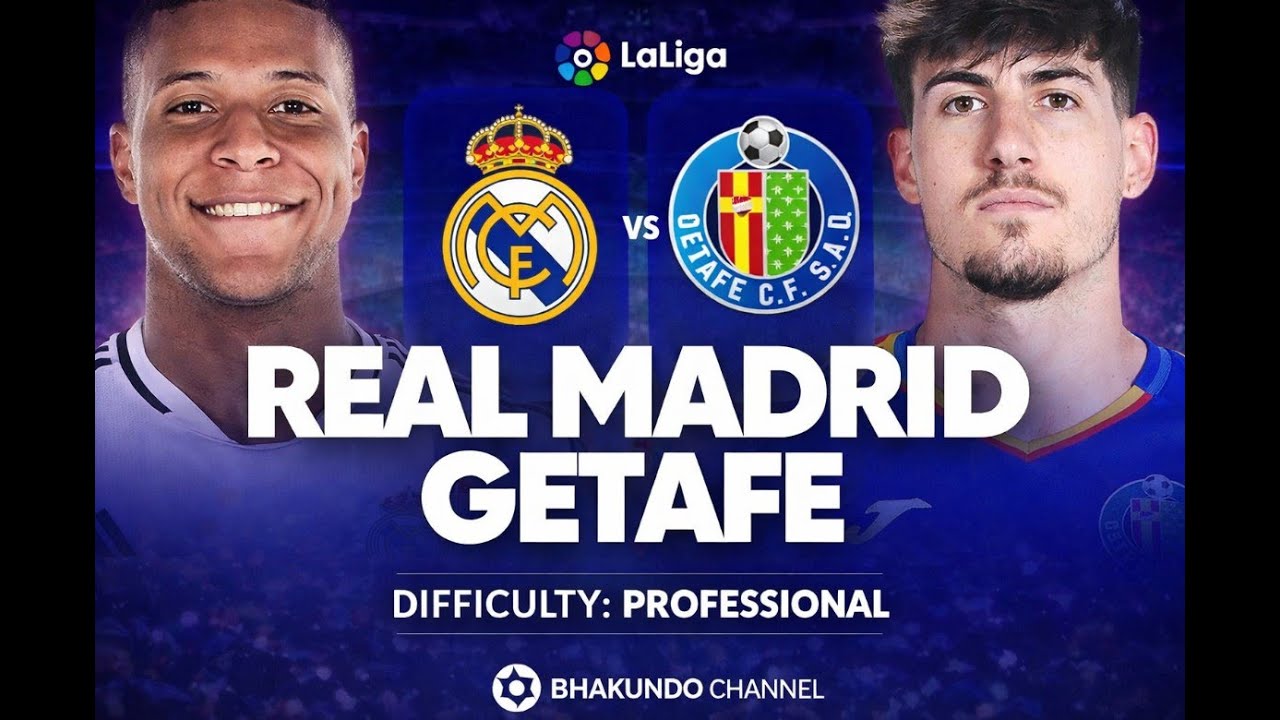 Real Madrid vs Getafe | LaLiga Clash | Professional Difficulty | FC26 Gameplay | Bhakundo