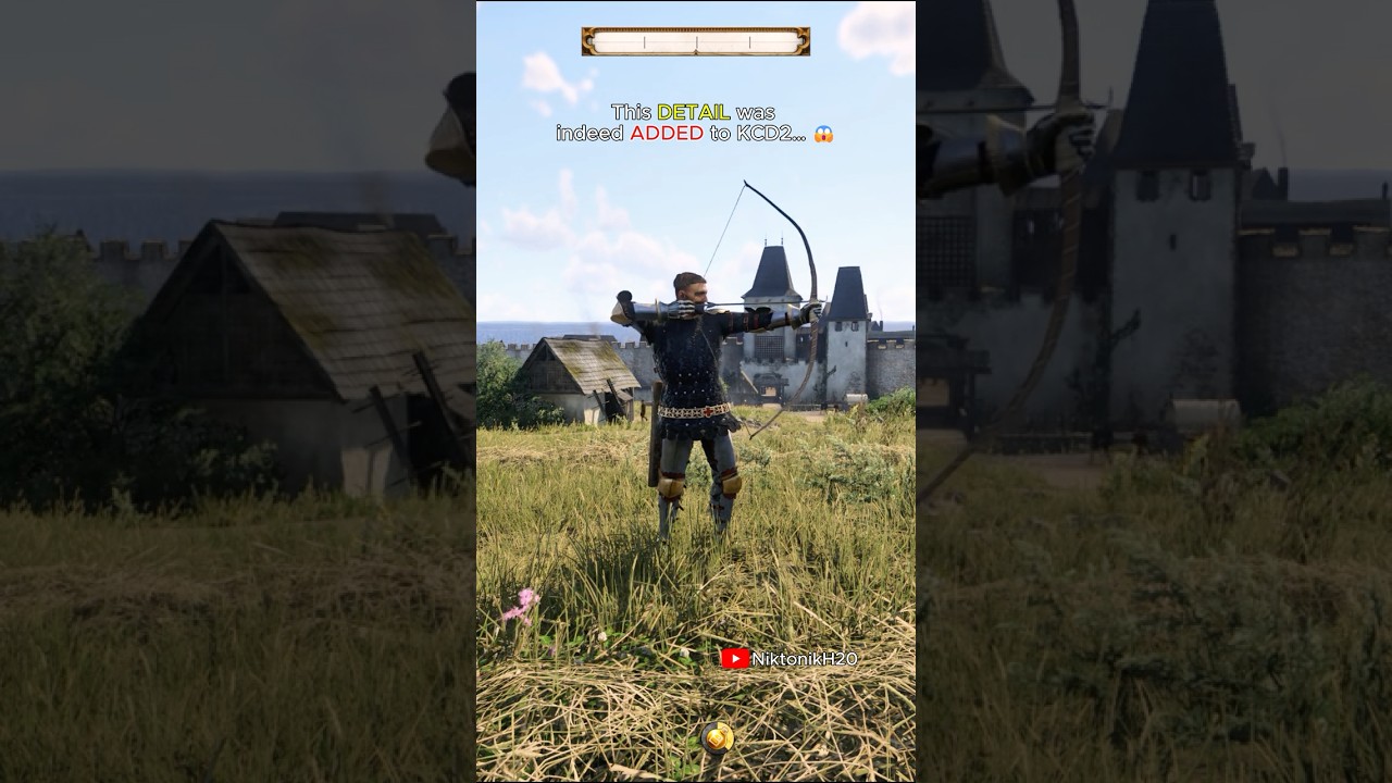 Most PLAYERS didn't NOTICE this DETAIL when using the BOW 🏹 KCD2.