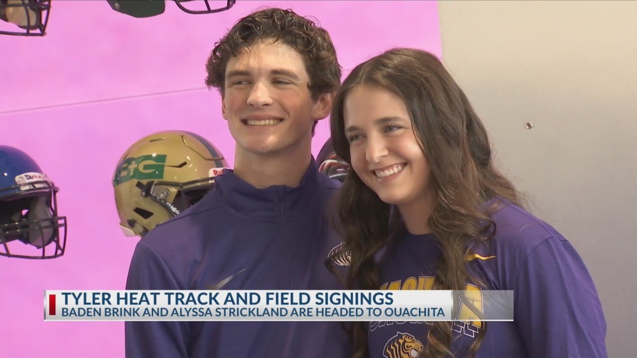 Tyler HEAT track and field signing