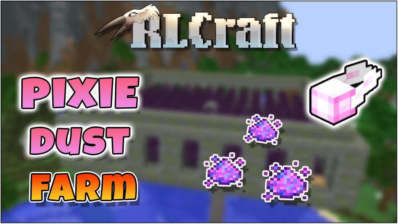 Ферма волшебной пыли 🧚 | Для зелий крыльев | RLCraft + RLCraft Dregora