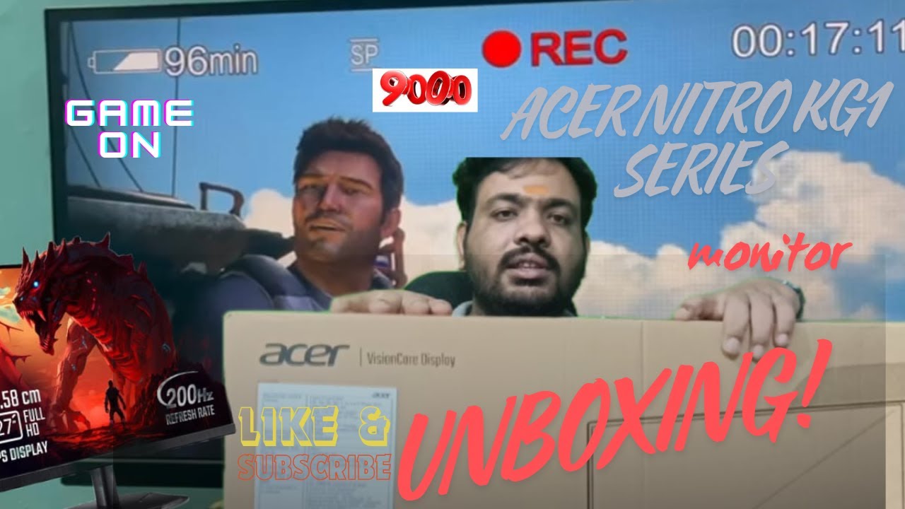 🔥 Acer KG1 Series 27 Gaming Monitor Unboxing – 200Hz Beast at Just ₹9,000!  Best Budget Monitor ⚡🎮