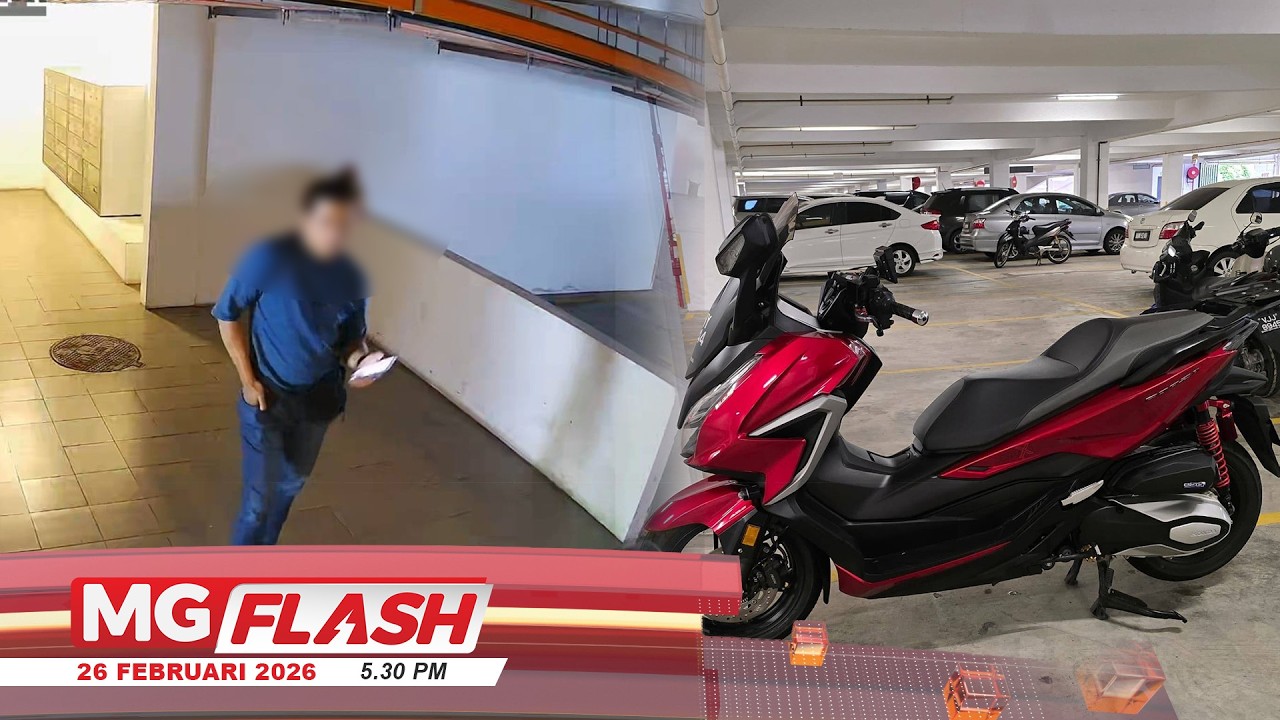 Polis Buru Lelaki Disyaki Curi Motosikal  #MGFlash