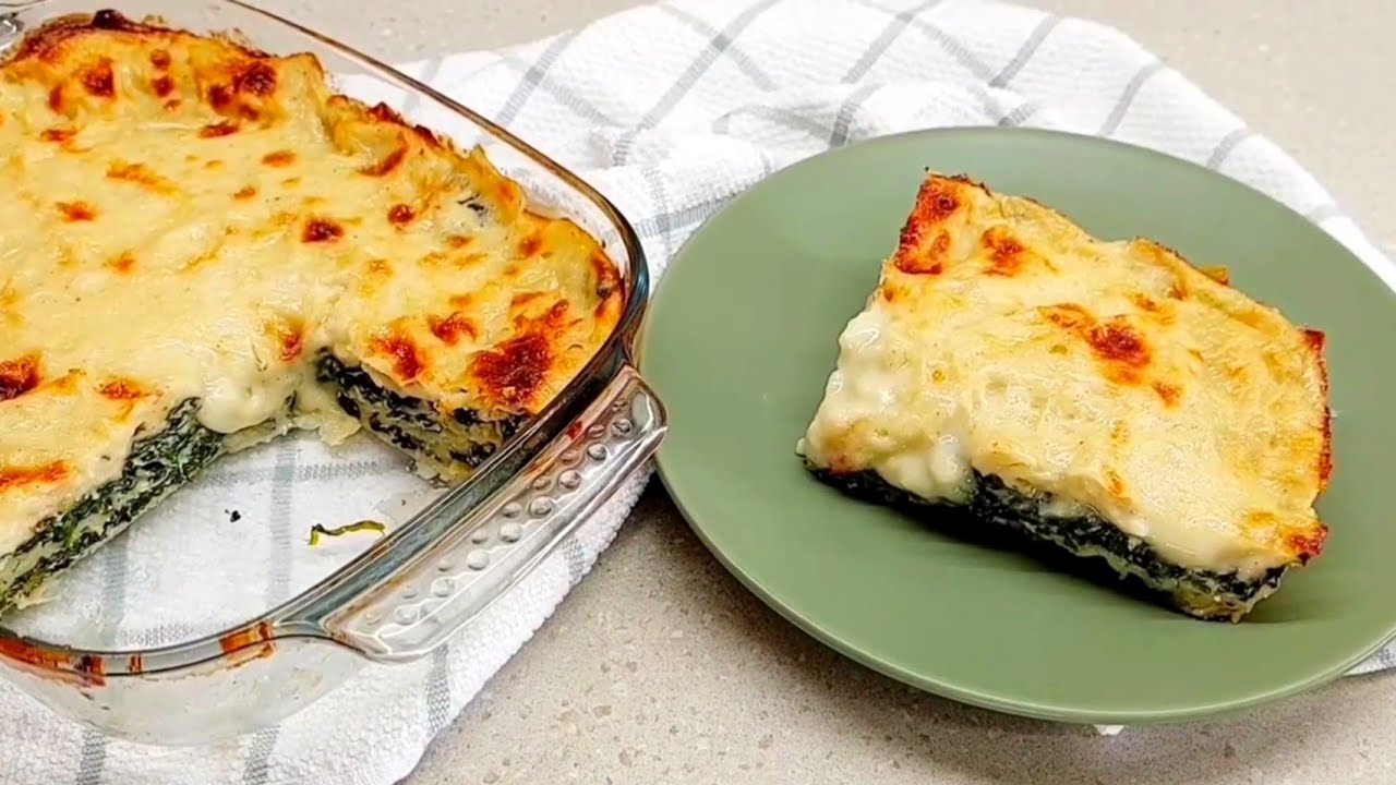 😋ЛАЗАНЬЯ с Рикоттой и Шпинатом / LASANHA com Ricota e Espinafre / LASAGNA with Ricotta and Spinach
