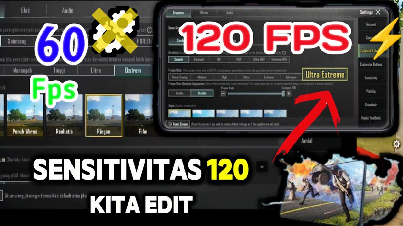 100% Aman Ga Ribet,Yakin Ga Mau Coba 120 Fps❓Pubg Update 3.2#pubgmobile #pubg #gamepubgm