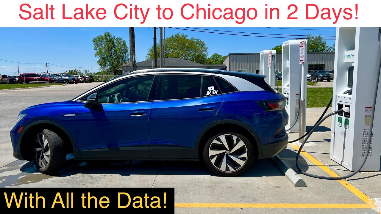 Cross Country Volkswagen ID.4 5,000 Mile Road Trip! Episode 4 Salt Lake City to Chicago in 2 Days!