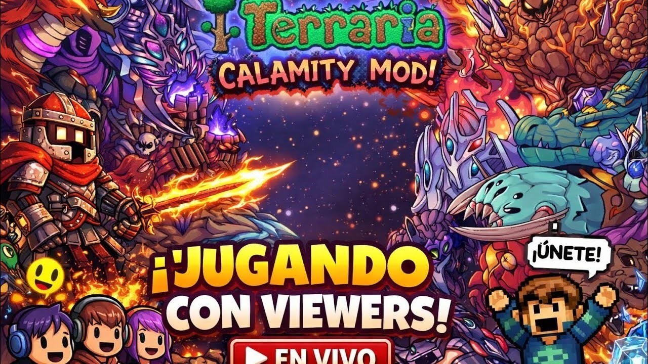 Hoy entramos al hardmode del server de calamity con viewers