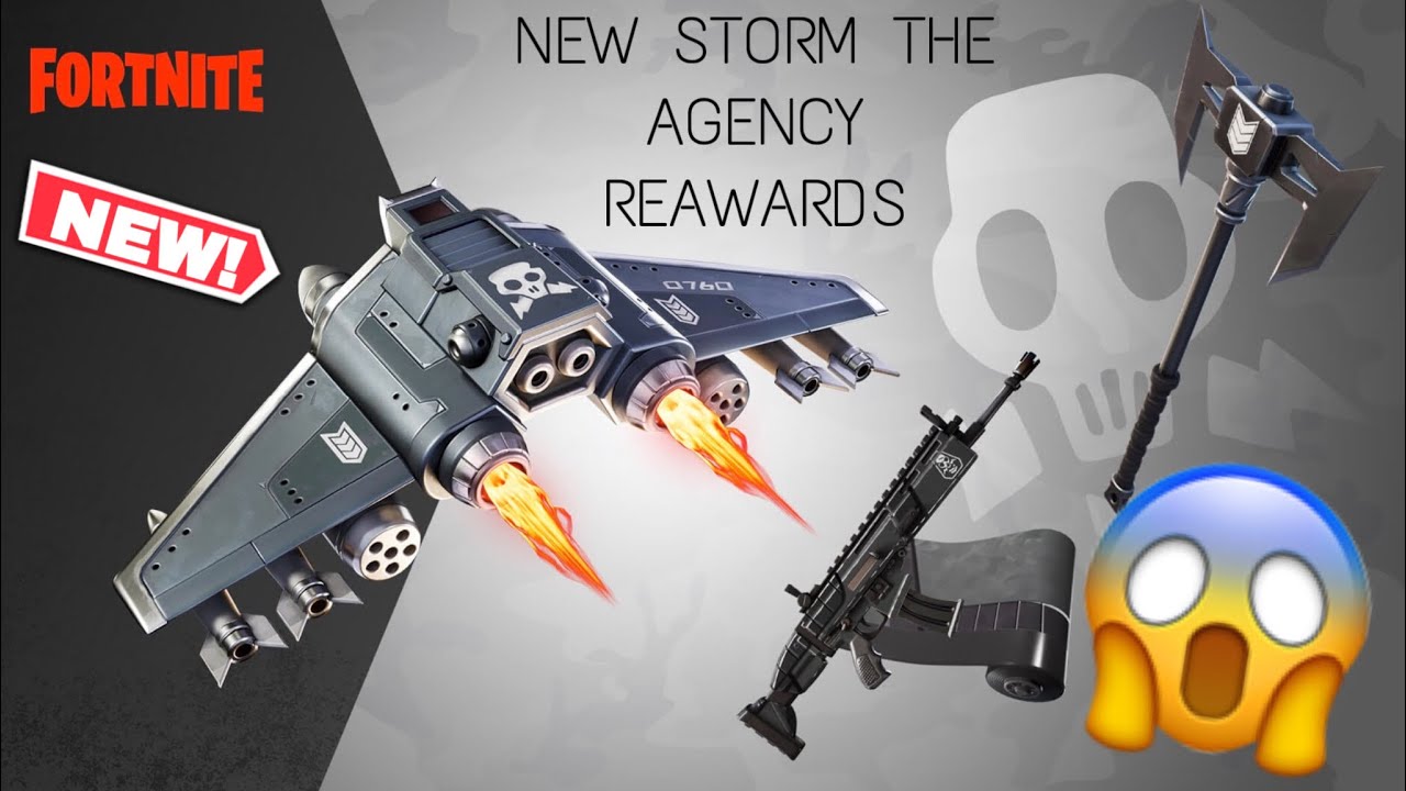 All Storm The Agency rewards||Fortnite