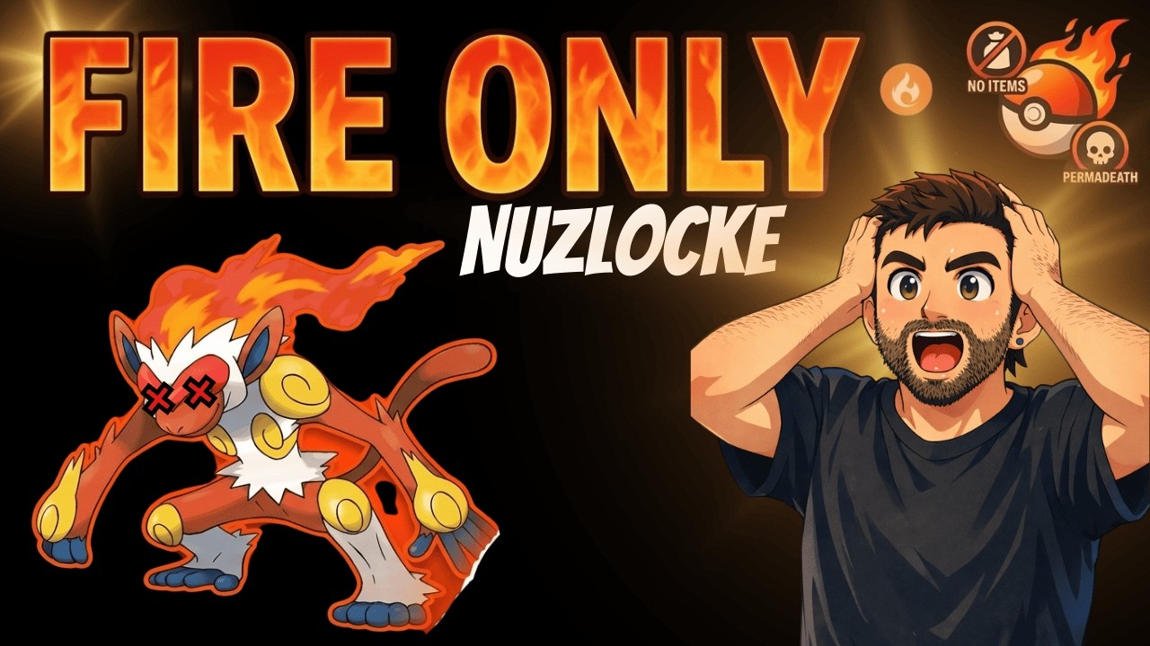 LIVE: The Luckiest Fire-Only Run in Pokémon History (Hardcore Randomizer Nuzlocke Pokemon HeartGold)