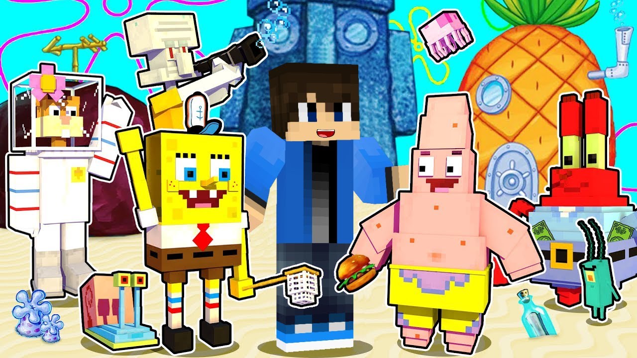 MEGLÁTOGATTAM SPONGYABOBOT A MINECRAFTBAN!
