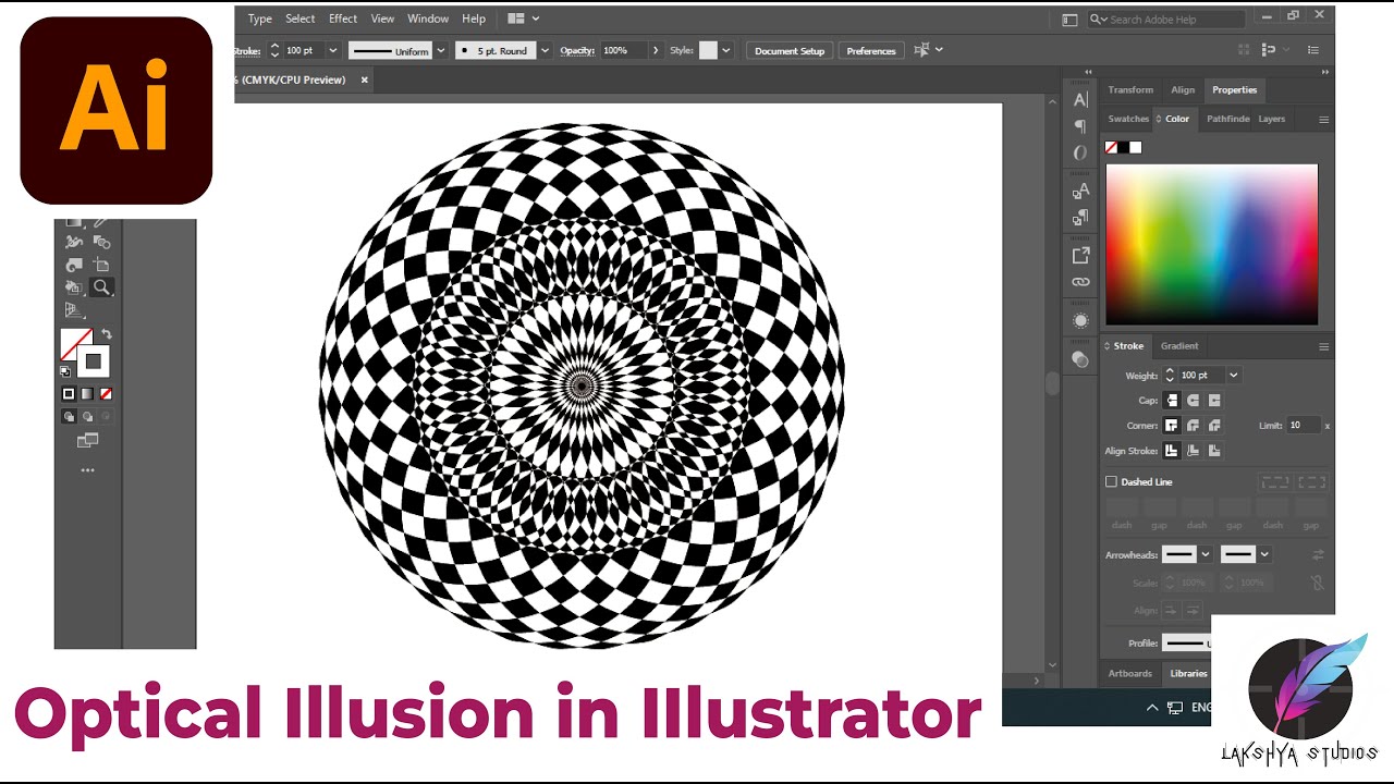 Creating an Optical Illusion in Adobe Illustrator