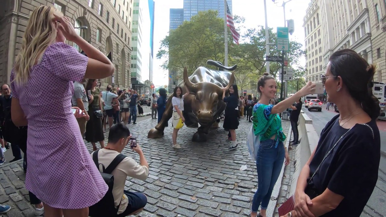 ⁴ᴷ⁶⁰ Walking NYC (Narrated) : Financial District to Brooklyn Bridge (October 2, 2019)