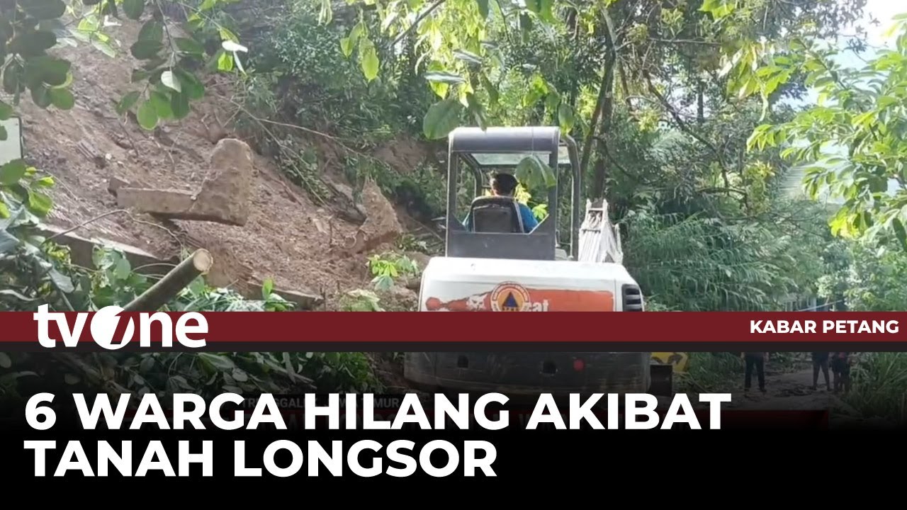 Tanah Longsor Landa Trenggalek: 10 Rusak-3 Rumah Rata Dengan Tanah | Kabar Petang tvOne