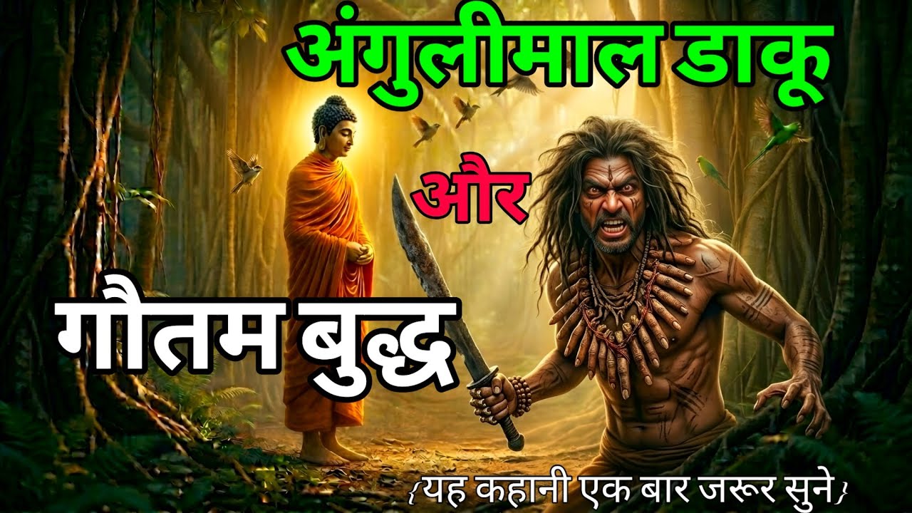 999 लोगों का हत्यारा 😨😱 कैसे संत बन गया | अंगुलिमाल की सच्ची कहानी Buddha Story That life change 