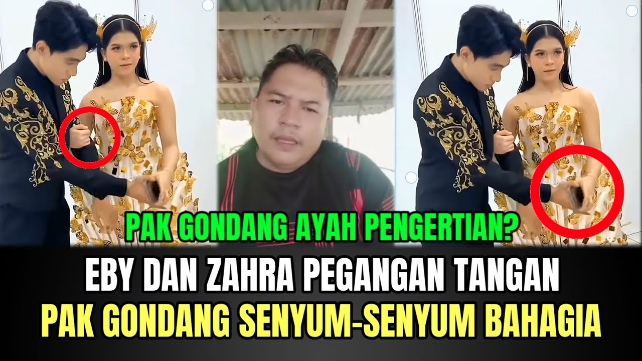 TERCIDUK! Eby dan Zahra Pegangan Tangan, Pak Gondang Senyum-senyum Bahagia!