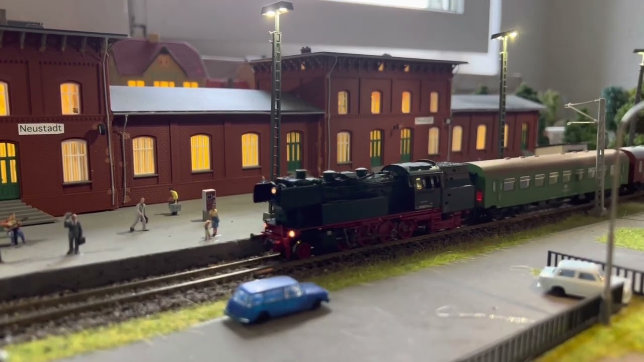 Aufsitzen! Und Vorsicht vor der Abfahrt! Fahrtag meiner Spur TT Anlage