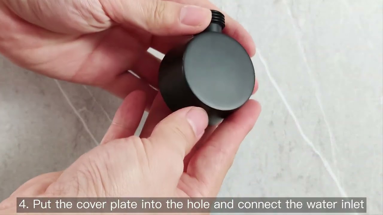 How to install the shower head with slide bar combo RB0886?