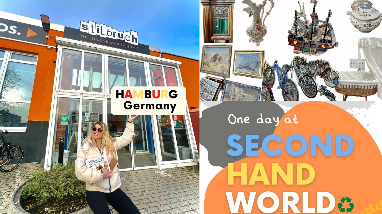 Visiting Second Hand World - Stilbruch in Hamburg, Germany.