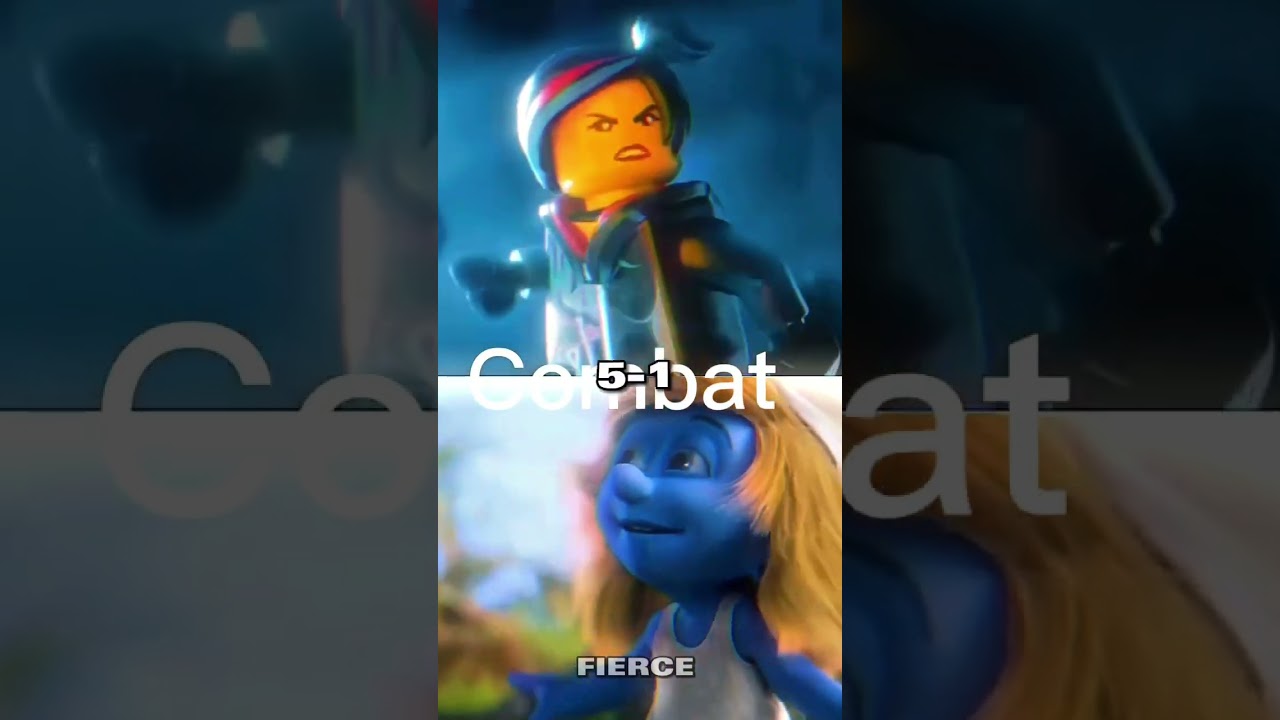 Wyldstyle vs smurfette #edit #trending #viral #vs #shorts #lego #smurfsmovie #legomovie